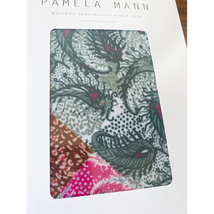 Rajstopy Paisley Patchwork Printed