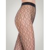 Art Deco Net Tights [Black]