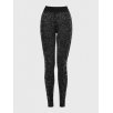 Blotched Snake Leggins [Nearly black/black]
